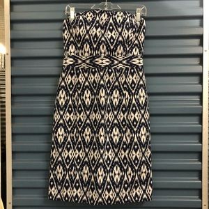 NWT Banana Republic Blue Ikat Dress (Sz 4)